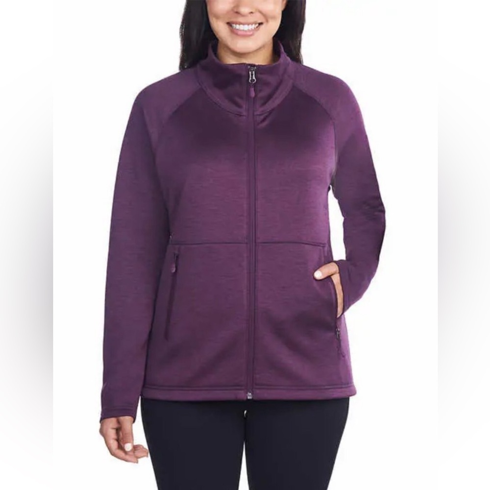XL Kirkland Ladies fleece full zip sweater